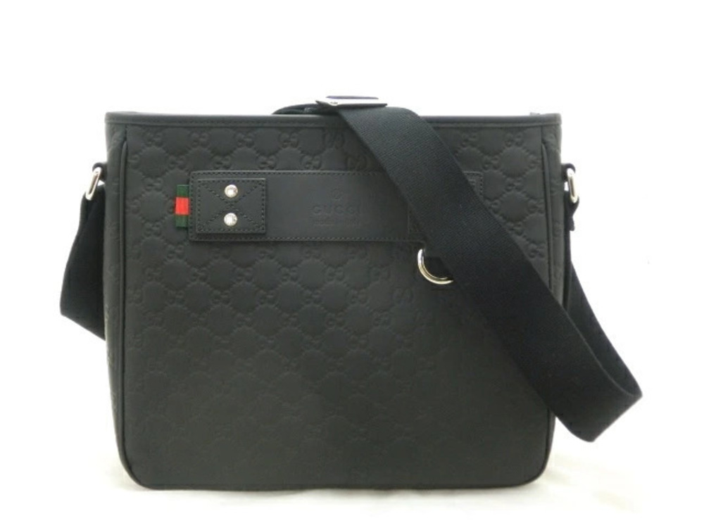 Gucci Shoulder Bag Gucci Guccissima Black